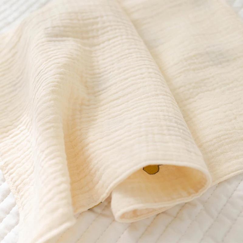Cotton Muslin Baby Face Towels Long Burp Cloth for Newborn 4Layers of Gauze Children's Towel Kindergarten Hand Towels Baby Items