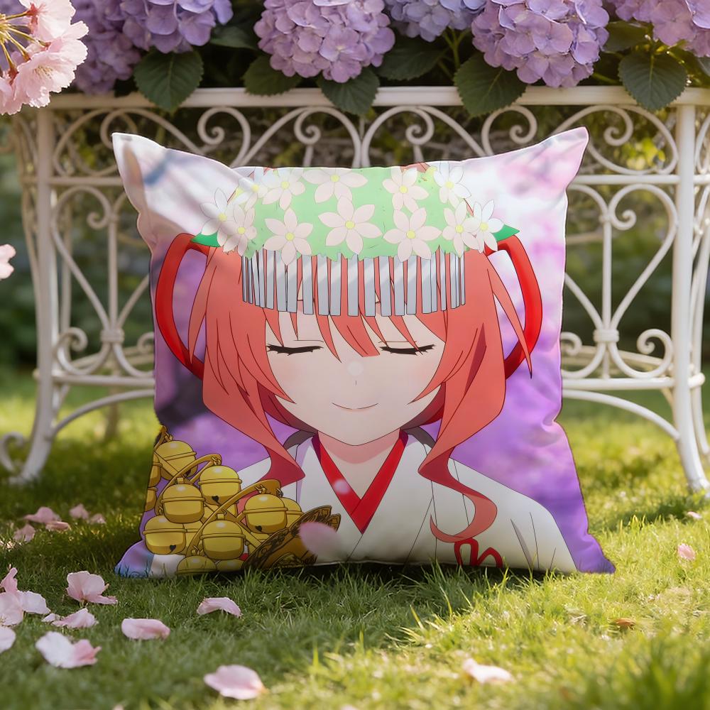 Animesan no enmusubi Cushion Cover Home & Car Dual-Scene Pillow Cover: Reversible for Premium Comfort