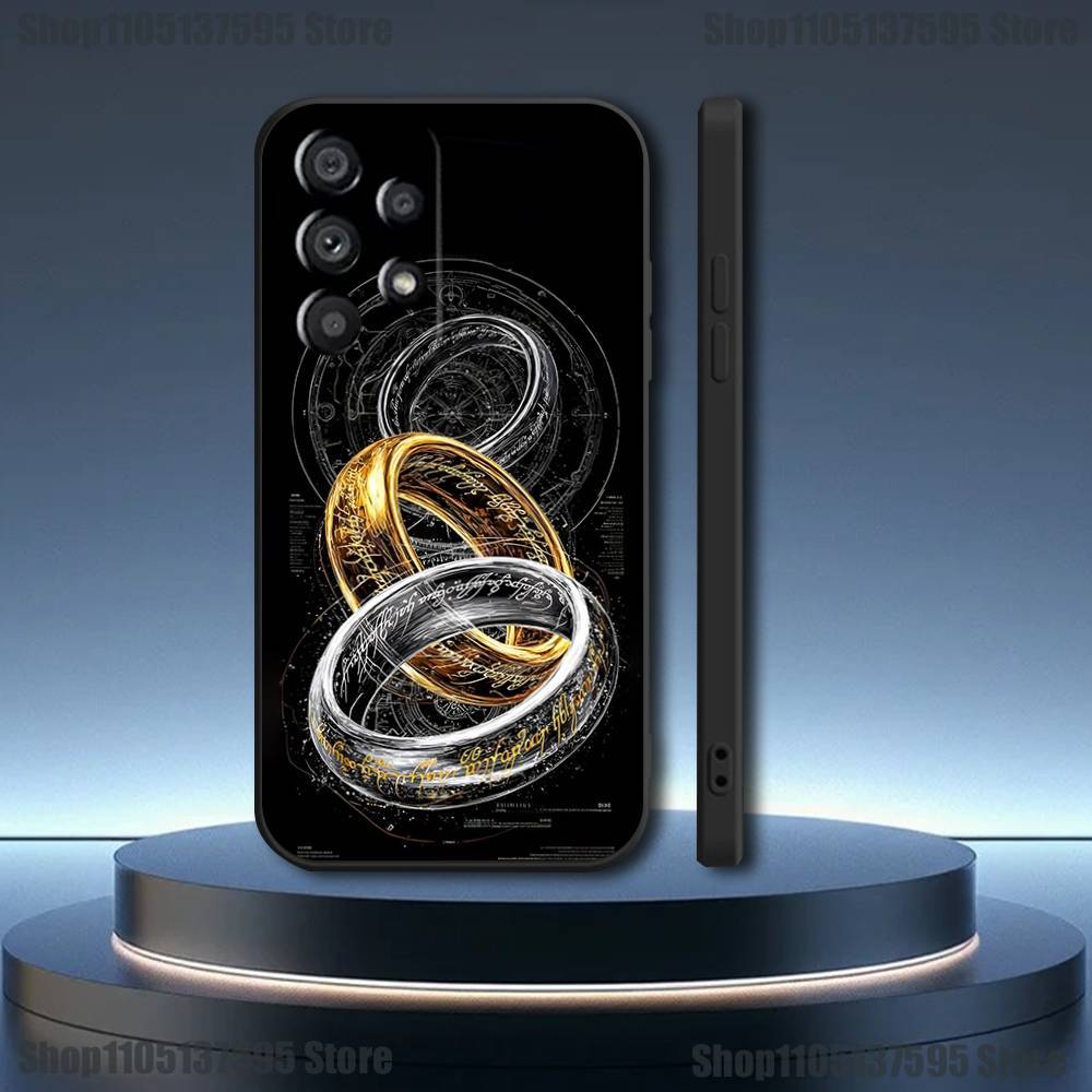 The Lord of the R-Rings Phone Case For Samsung Galaxy A20,A21s,A22,A31,A32,A52,A53,A72,73,A80 Soft Black Cover