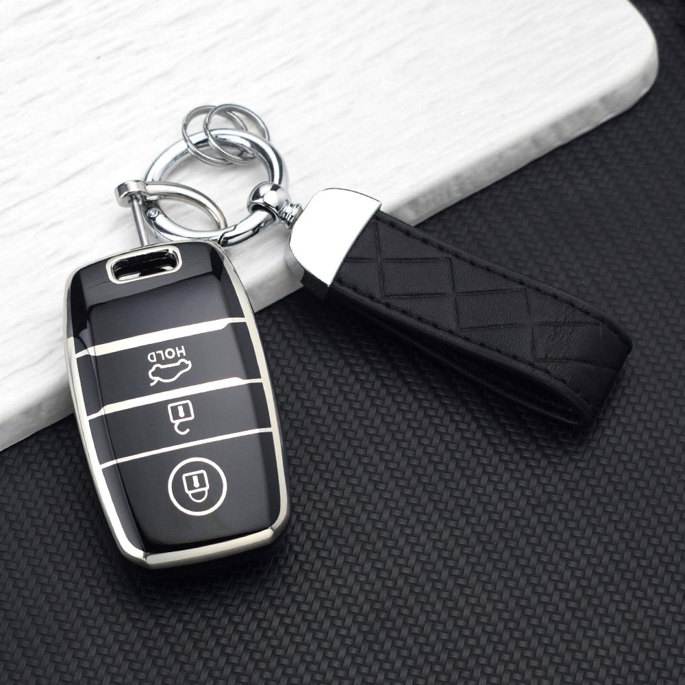 3 Buttons TPU Car Remote Key Case Cover for Kia K5 K3 K2 Sportage Cerato Sorento Optima Rio Soul Sedona Picanto Key Fob Holder