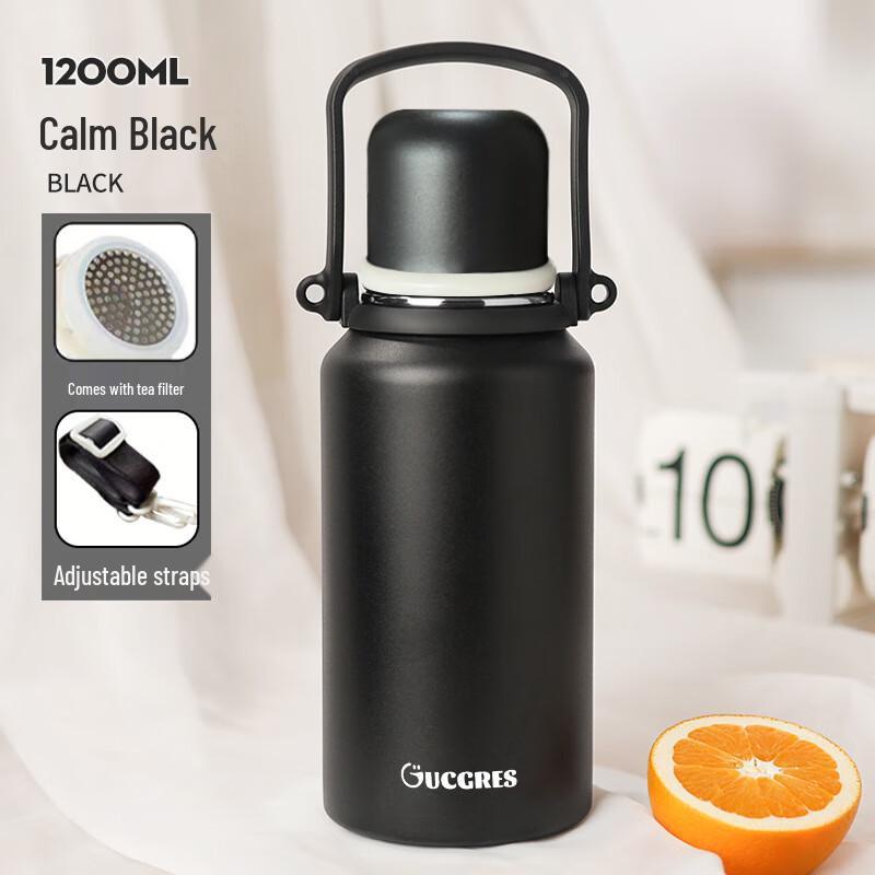 

ZISIZ Portable Double-Layer Vacuum Insulated Stainless Steel Bottle
