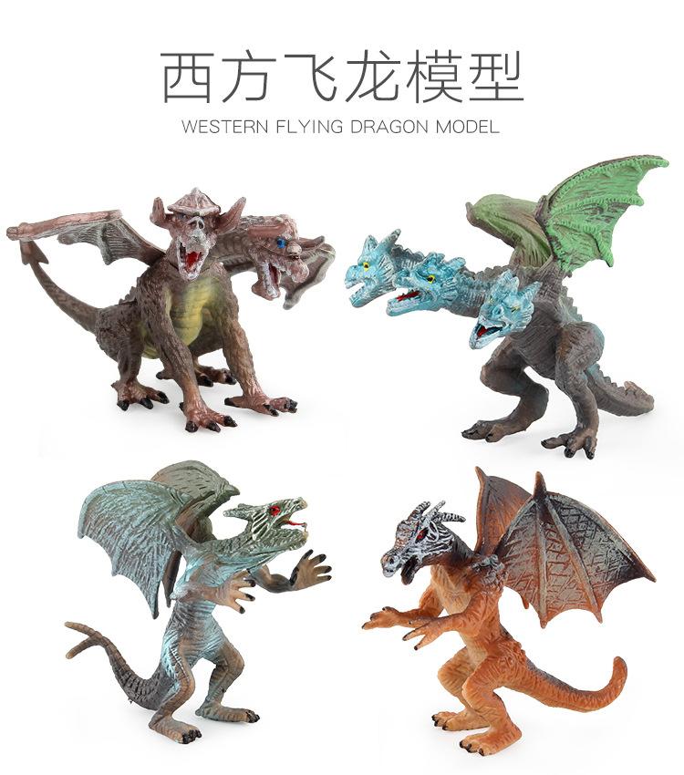 

Дракон Юрского периода Уникальная модель Красиво изготовленная ПВХ Статуя в западном стиле Мифический