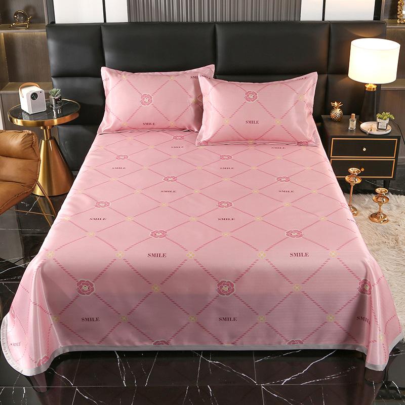 Eisseidenmatte Dreiteiliges Set Maschinenwaschbare Faltmatte Sommer Klimaanlagenmatte Haushalts-Rattanmatte Bettzeug