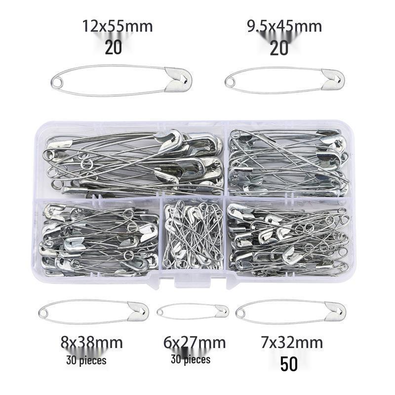 Vintage Safety Pins for Clothing Tags, Brooches, and DIY Shoe Buckle Kits