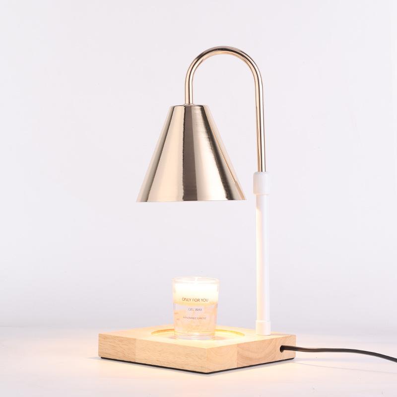 Fragrance Lamp Melting Wax Lamp Fragrance Candle Melting Candle Lamp Bedside Wooden Lifting Rod Small Night Lamp Table Lamp