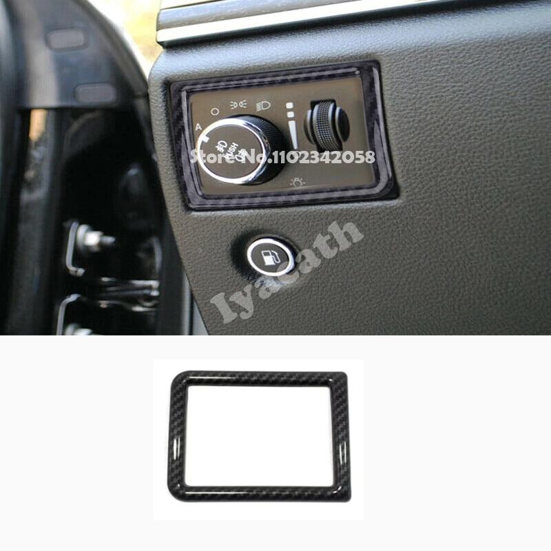 For Jeep Grand Cherokee WK2 2014- ABS carbonfiber Car door handle Window Lift Button gear box steering wheel AC vent cover