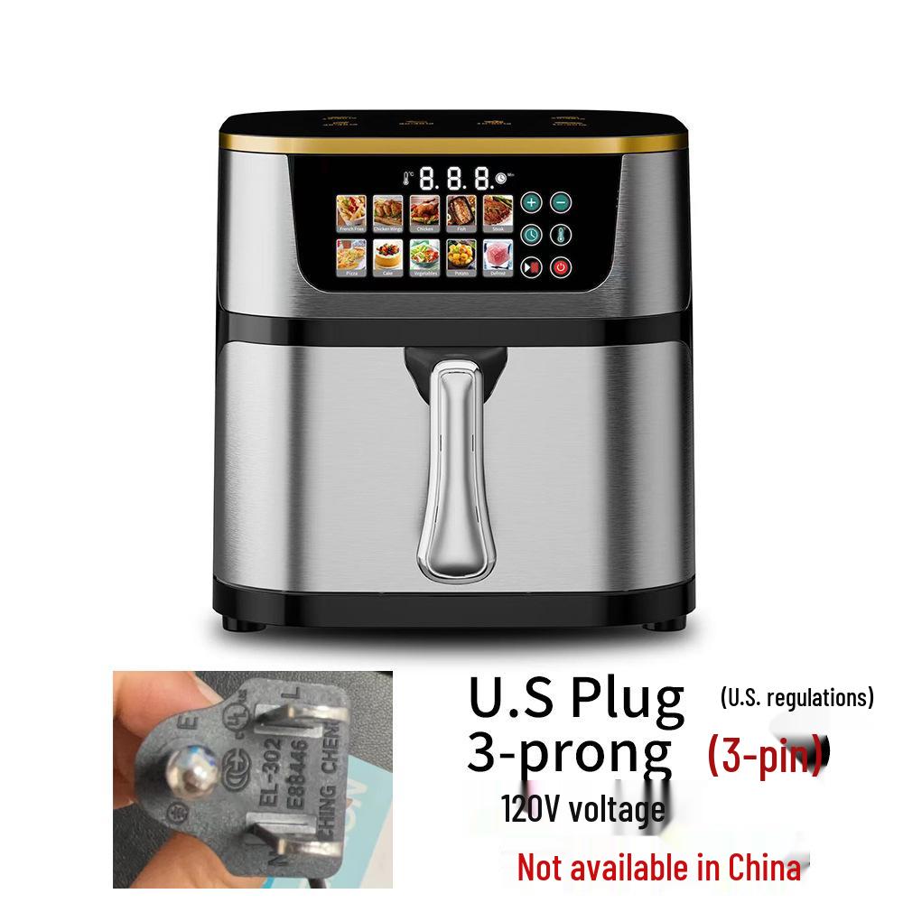 Inteligentna frytkownica powietrzna ze stali nierdzewnej o dużej pojemności 10L/12L