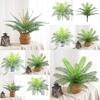 Artificial Dypsis Lutescens Plant With Realistic Plastic Ferns For Home And Office Decor