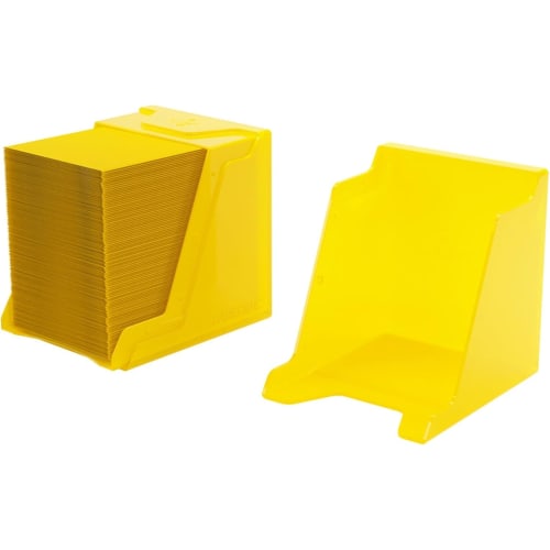 GameGenic Deck Box: Bastion XL Yellow (100ct) ? Durable and Sturdy TCG, OCG Card Storage ? Compatible with Pokemon Yugioh Commander and MTG Magic: The