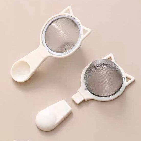 Strainer Spoon Fine Mesh Sifter with Long Handle Sieve Tool Handheld Kitchen Tool for Flour Powdered Sugar Cocoa Powder