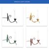 12V White/Warm Light Model ABS Metal Material Sand Table Chandelier Dollhouse Wall Lamp