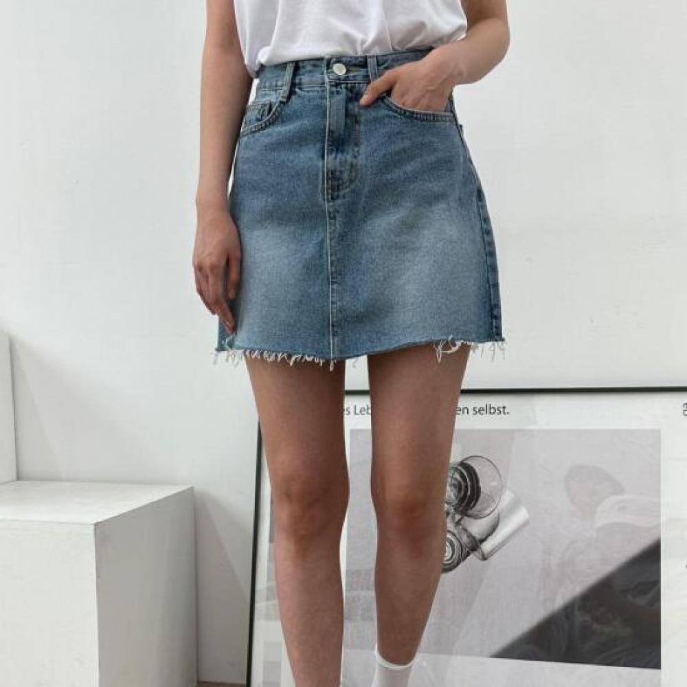 New ArrivAls Open Run Retro Mini WAshed Skirt A Line