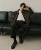 Wednesday Oasis Dust Western Trucker Jacket_Brown(W25-Ot07)