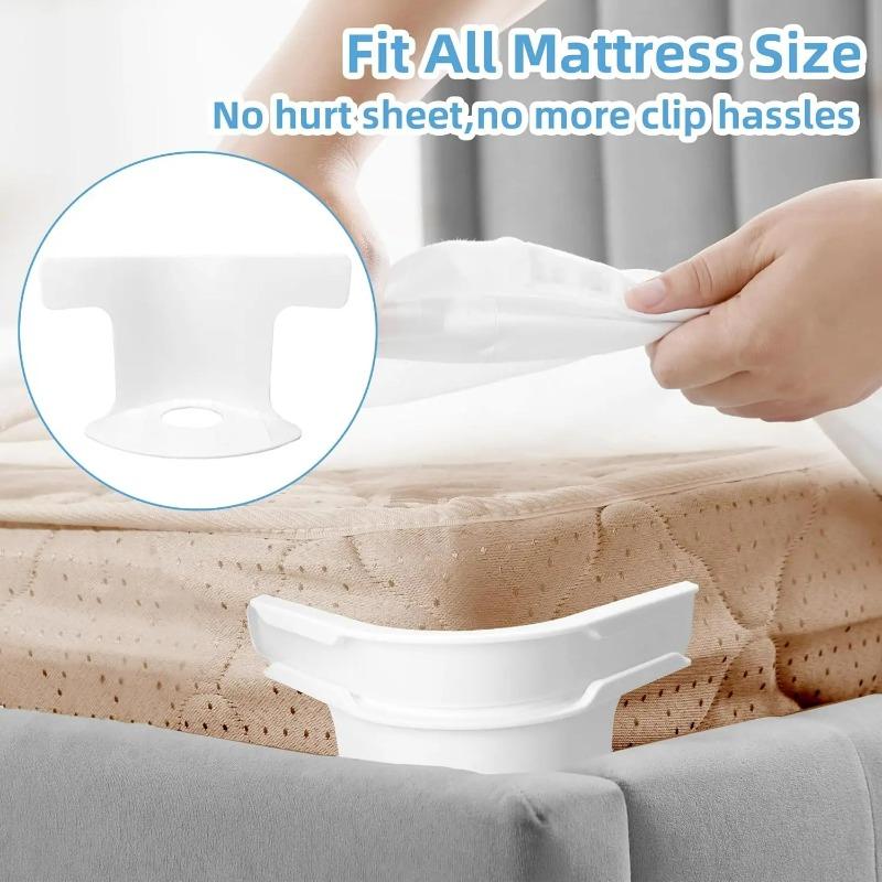 12/1Pcs Bed Sheet Holders Straps Bedsheet Corner Tightener Clips Corner Fastener Clamps Non-Slip Anti-shift Bedroom Supplies