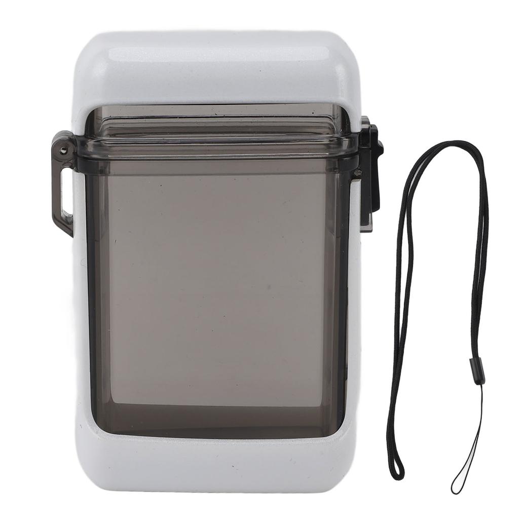 Cigarette Case Cigarette Container Cigarette Case Plastic Cigarette Box Holder Waterproof Transparent Cigarette Holder with Rope