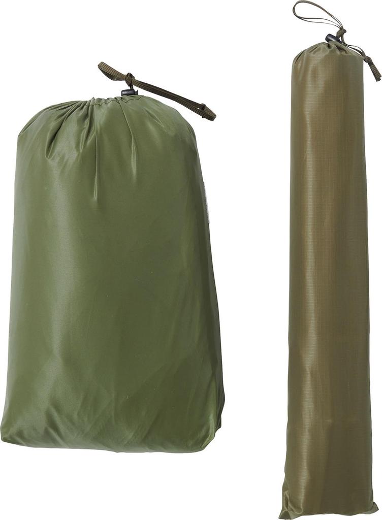DUNLOP DL20A4S Compact Alpine Double Olive Tent, 2-Person, Entrance, (OV)