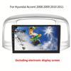 9 Inch Car Fascia For Hyundai Accent 2008 2009 2010 2011 Auto Stereo Frame In Dash 2 Din Frame Dashboard Mount Kit Frame
