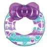 Livlight Tokyo Rosoku Inflatable Swim Ring 100cm Clear Rainbow Hibiscus ST Mark Approved Float