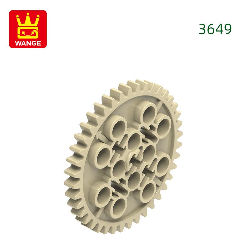 32 Stück/Los 3649 Zahnrad 40 Zähne Block Moc Hue Zubehör Funktioniert mit Stein DIY Kinderspielzeug Montagedeile 32pc
