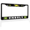 Metal Ert License Plate Frame Unruly Jamaican Jamaica B Weatherproof Car Accessories Black 2 Holes Solid Ert