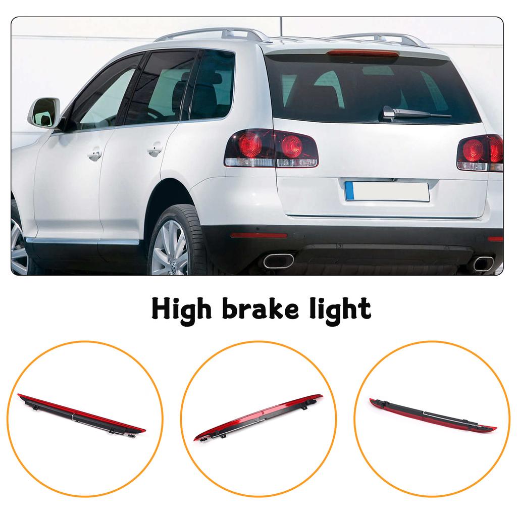 Replacement 3rd Brake Light for 2004-2010 High Mount Center Rear Roof Light LED Third Tail Stop Light 7L6945097C