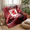 Manta de Franela con Estampado de Fútbol del Middlesbrough, Manta Ligera Suave y Cálida para Sofá, Cama, Acampada