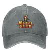 Metal Slug Game Baseball Cap Merch Vintage Distressed Washed Classic Gaming Snapback Dad Hat for Unisex Women Summer Gift Hats Cap