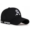 ZHENYUEQI Spring/Summer Embroidered 'A' Baseball Cap with Ribbon