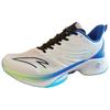 MACH 3.0 Abrasion Resistant Breathable Low Top Running Shoes Men's White Blue Teal 112345583S-2