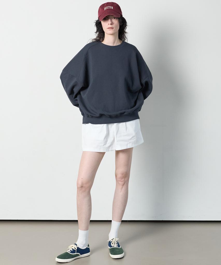 NUBELEU Dover Oversized Sweat Blue Charcoal