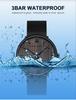 Hannah Martin Men's Watch Black Ultra-Thin Watch Men's Fashion Waterproof Dress Stainless Steel Band (Walnut) [Parallel Import]