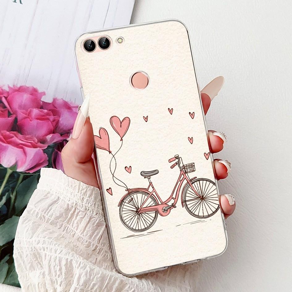 For Huawei P Smart 2018 Case Popular Butterfly Soft Silicone TPU Phone Back Cover For Huawei PSmart FIG-LX1 FIG-LX2 FIG-LX3 Case