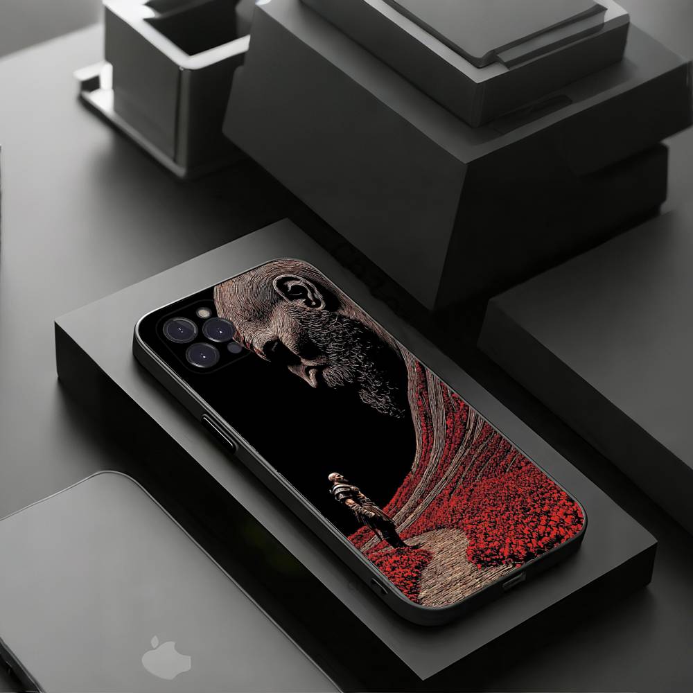 G-God OF War K-Kratos Phone Case for iPhone 11Pro 13 12 11 Pro Max 16e 17 Air 16 15 14 Plus 11ProMax