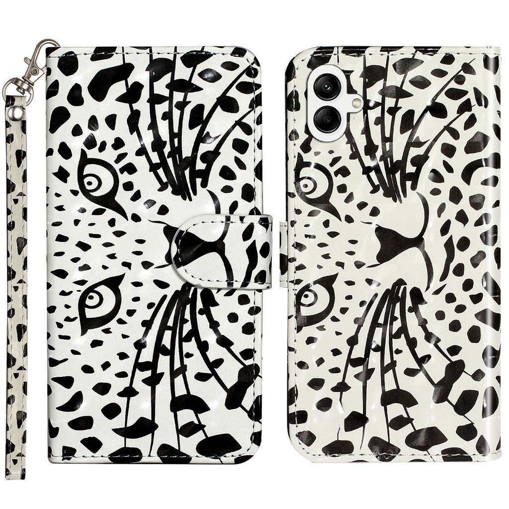 Für Samsung Galaxy A06 4G Hülle 3D Muster Bedruckte Telefon Leder Handyhülle