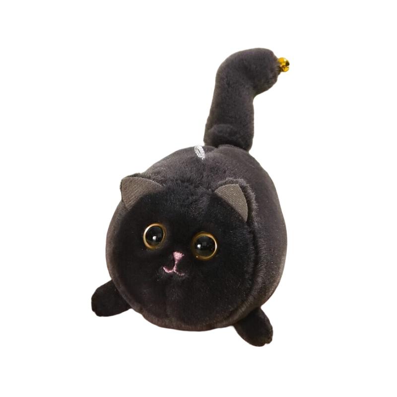 Tail-wagging Plush Cat Doll Customizable Design And Soft Fibre Filling