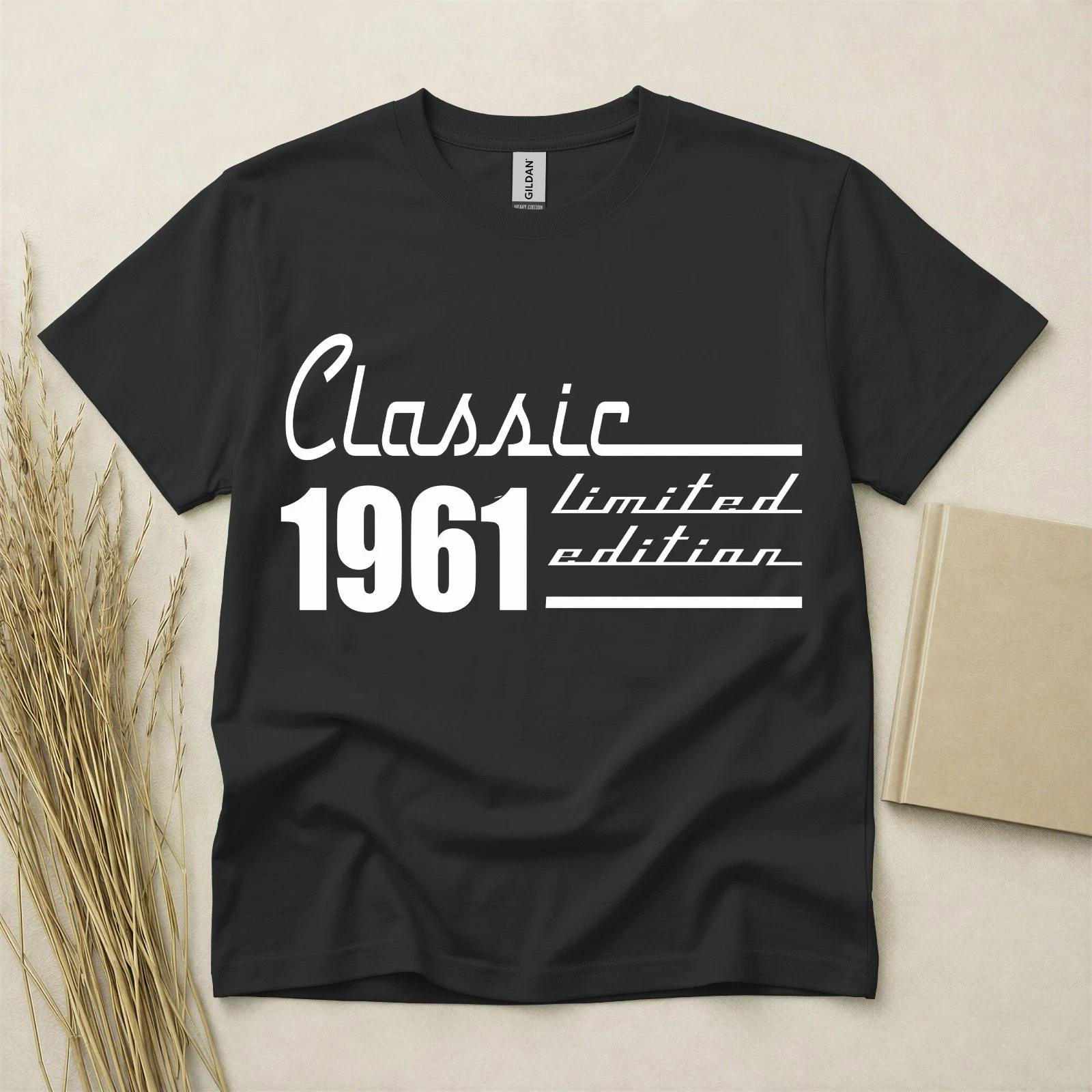 65th Birthday TShirt Born In 1961 65 Years Old Gifts Classic 1961 Limited Tee 2XL