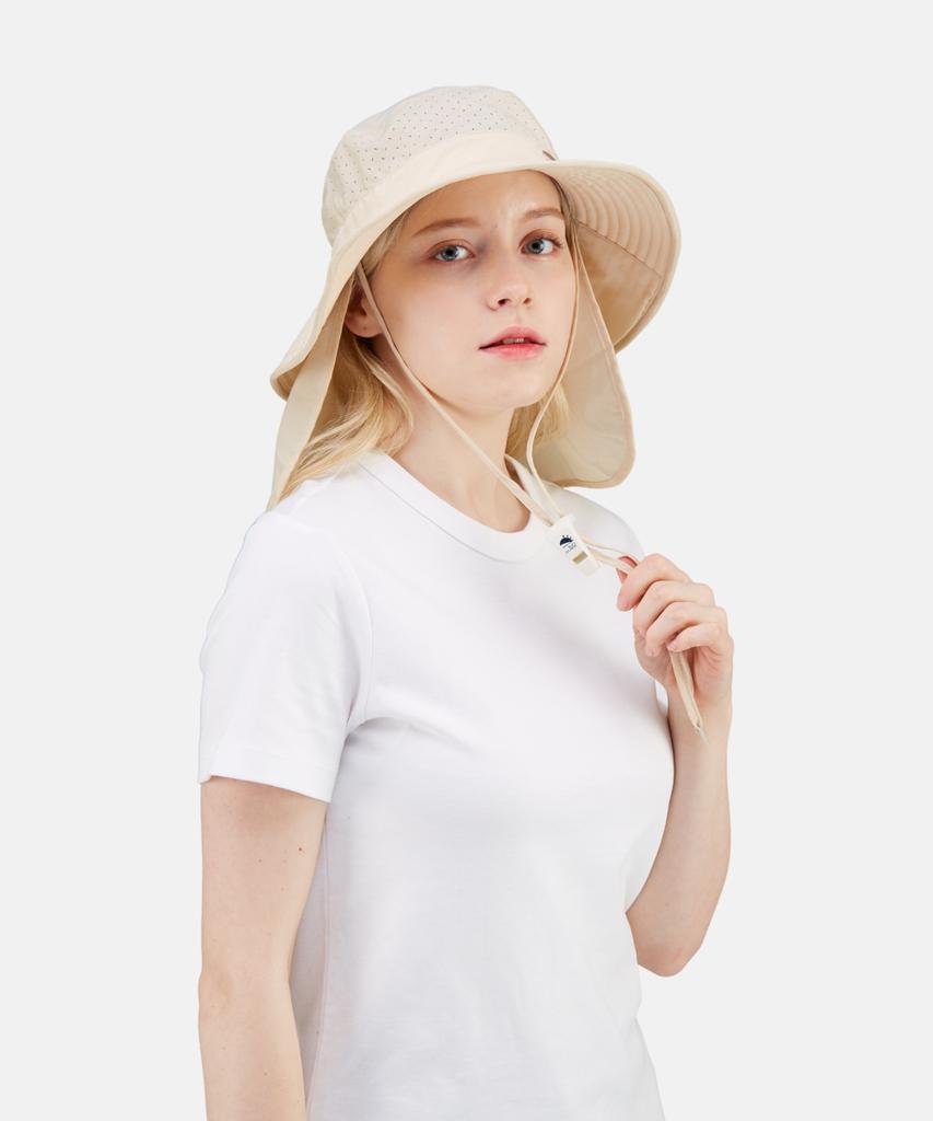 Sseongeulleideu Adult Uv Protection Flap-In Camping Hat Bucket Hat