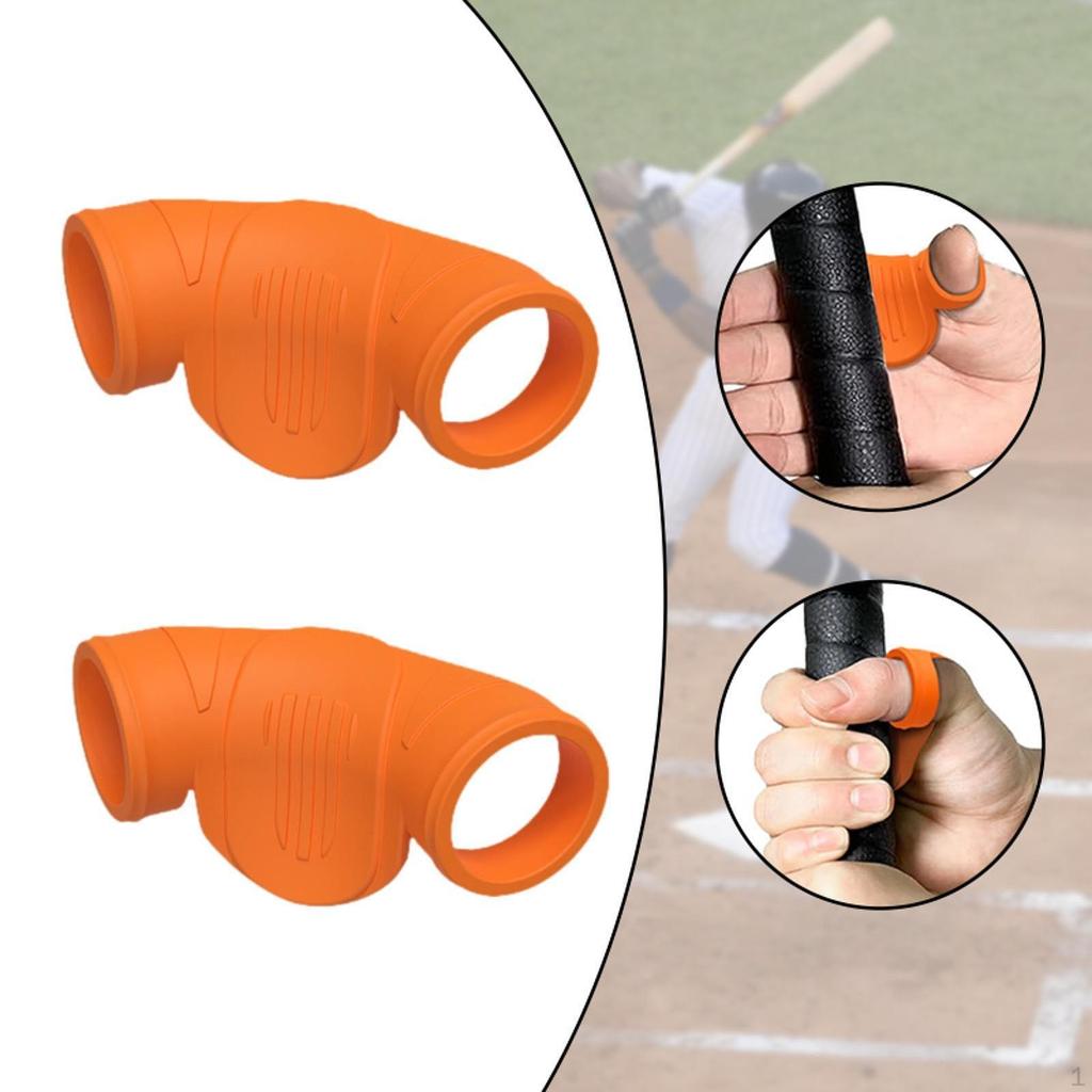 2 Pieces Baseball Thumb Guard Batters Batting Grip for All Levels Hitting Aid Hitter Training