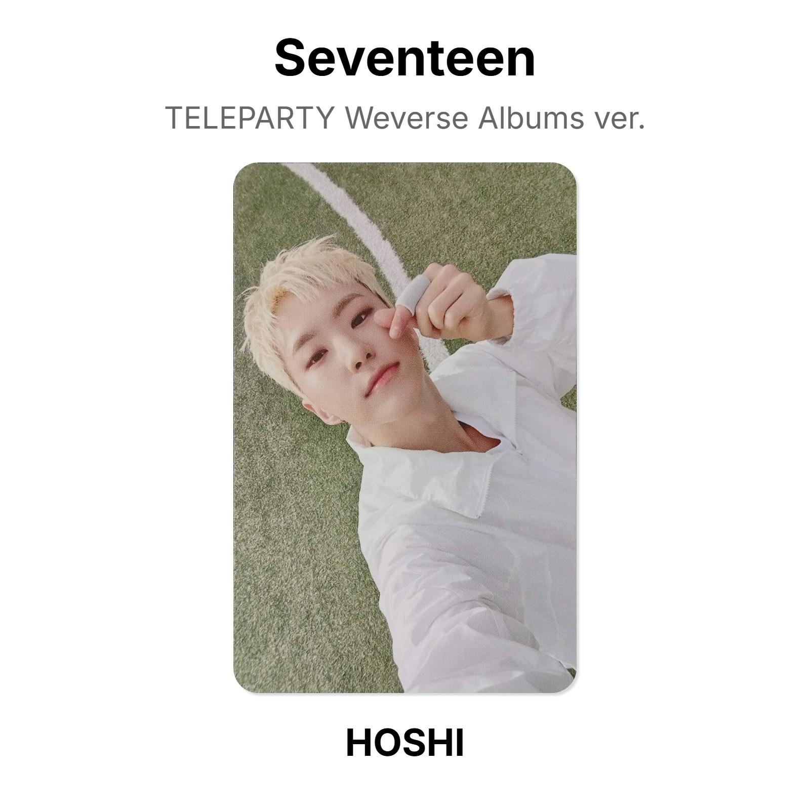 Seventeen TELEPARTY Weverse Albums ver. Official Photocard HOSHI