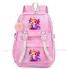 Zaino Boba Axolotl Arcobaleno Carino Cartone Animato Mochi Zaino Scolastico per Ragazze Zaino Giornaliero Casual Grande Leggero Zaino per Libri