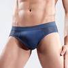 Bărbat Sexy Plasă Gol Respirabil Lenjerie Intimă Talie Medie Elasticitate Ridicată Chiloți Fashion Solizi Bărbați Cueca Calzoncillos