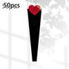 50pcs Waterproof Flower Packaging Bag DIY Bouquet Packaging Sleeve New Flower Wrapping Packa