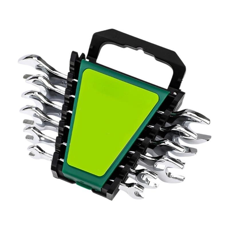 652F Practical Mirror Finish Open End Wrench Set Double Size Automotive Maintenance