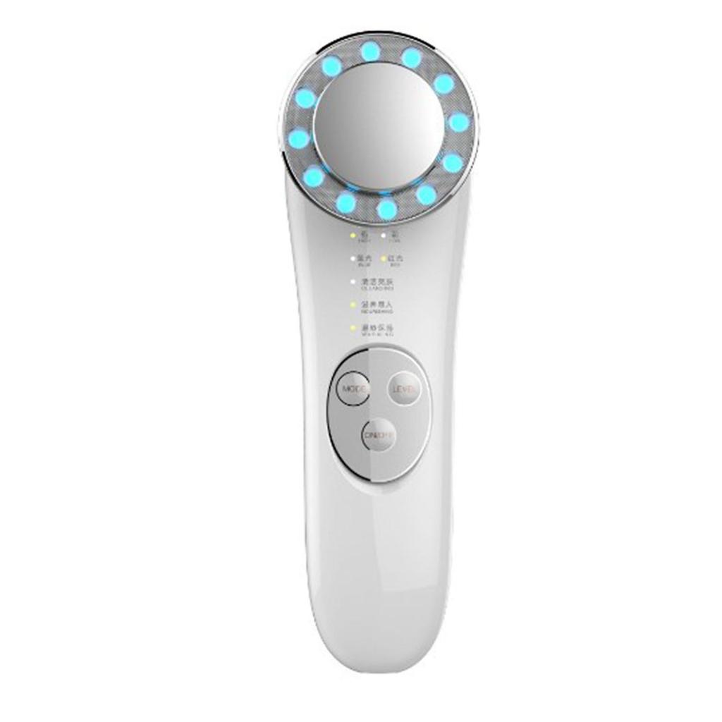 Máquina de Beleza Facial Massagem Vibratória Microcorrente Absorção Fototerapia Dispositivo de Rejuvenescimento da Pele
