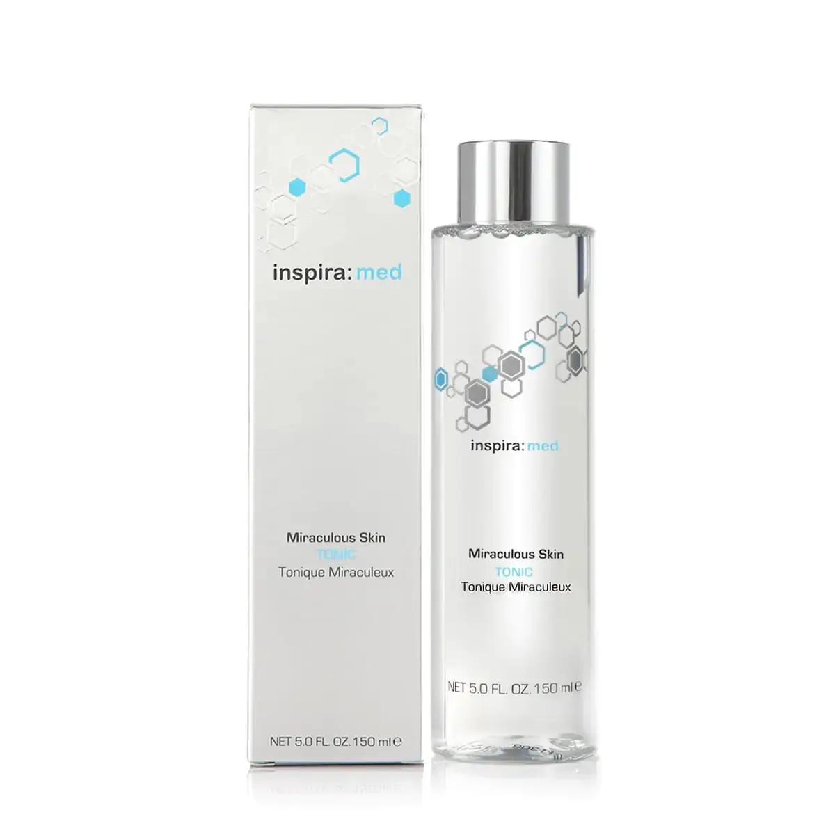 

Тоник с АНА BHA кислотами Miraculous Skin Tonic Inspira Med 150 мл