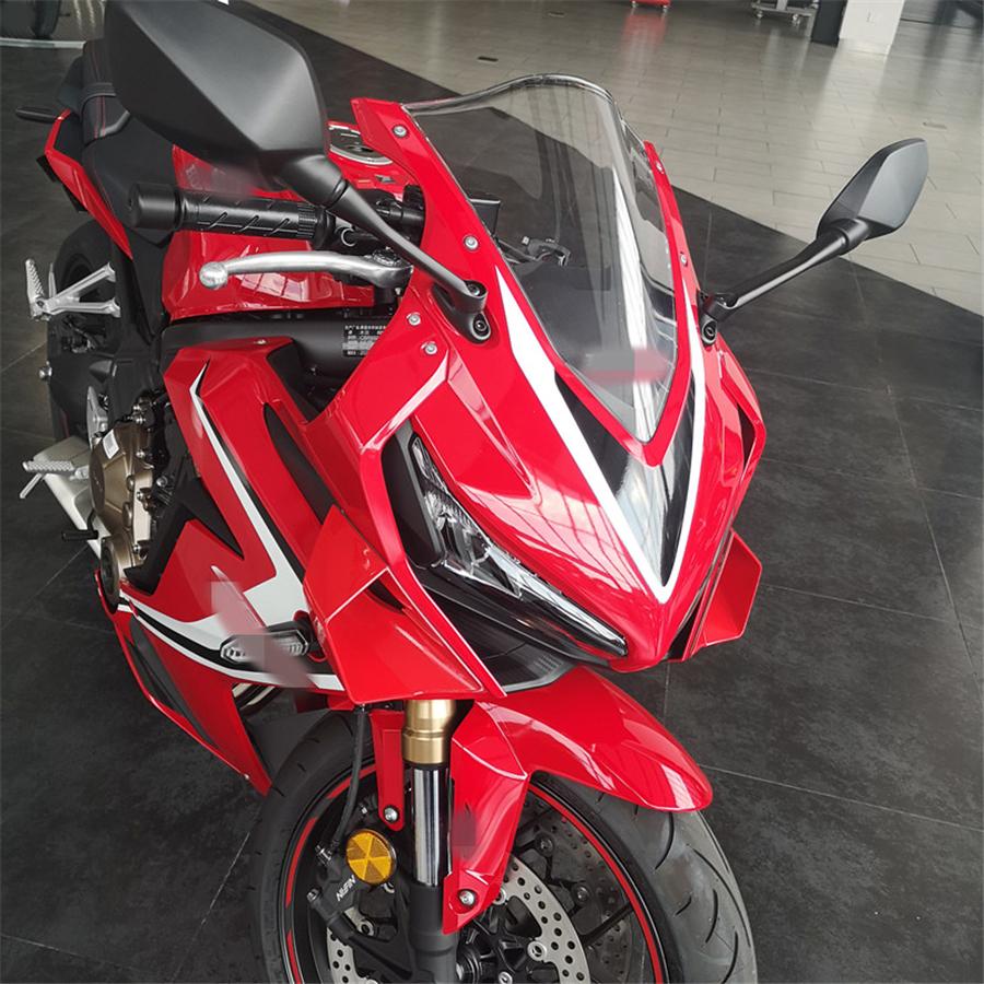 Motorcycle Front Fairing Aerodynamic Winglets Side Spoilers Decorative Dynamic Wing Kit Sticker For Sport Bike