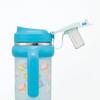 Skater Straw with Direct Sanrio Puffy Balloon Tumbler, 830ml, Insulated, Cold/Hot, Handle, 2-Way, Drinking, Cinnamoroll, Design, STSTB9-A