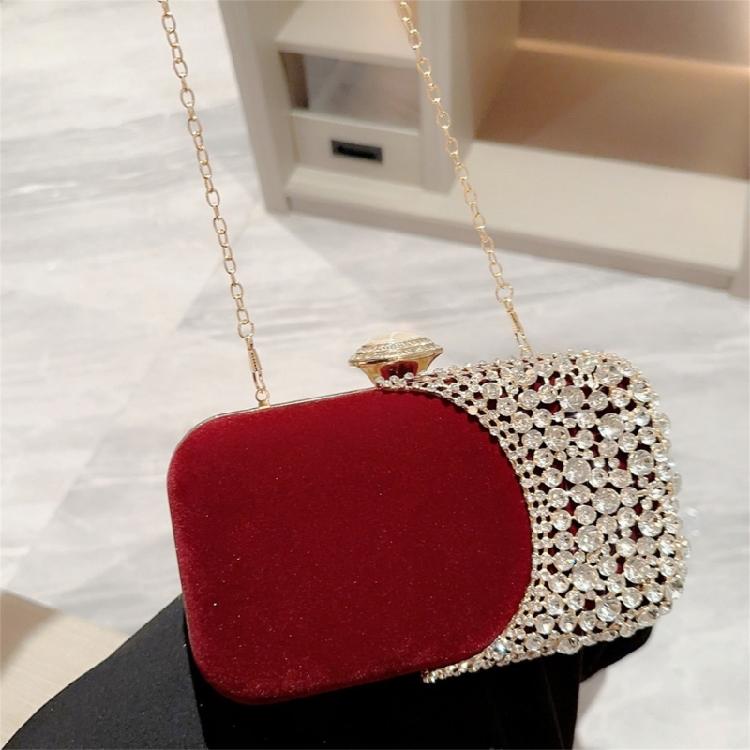 Women Evening Handbag Small Phone Wallet Purse Shoulder Bag Detachable Chain