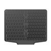 Silicone Drain Mat Nordic Style Heat-Resistant Rectangular Shape Sloped Design Non-slip Dish Drying Mat Kitchen Accessory