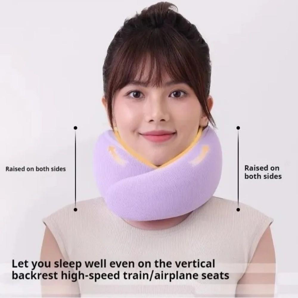 Durable U-shaped Neck Pillow Slow Rebound Cervical Support Pillow Travel Neck Cushion  Travel Use